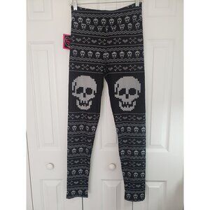 Too Fast Skull Halloween / Christmas Sweater Leggings